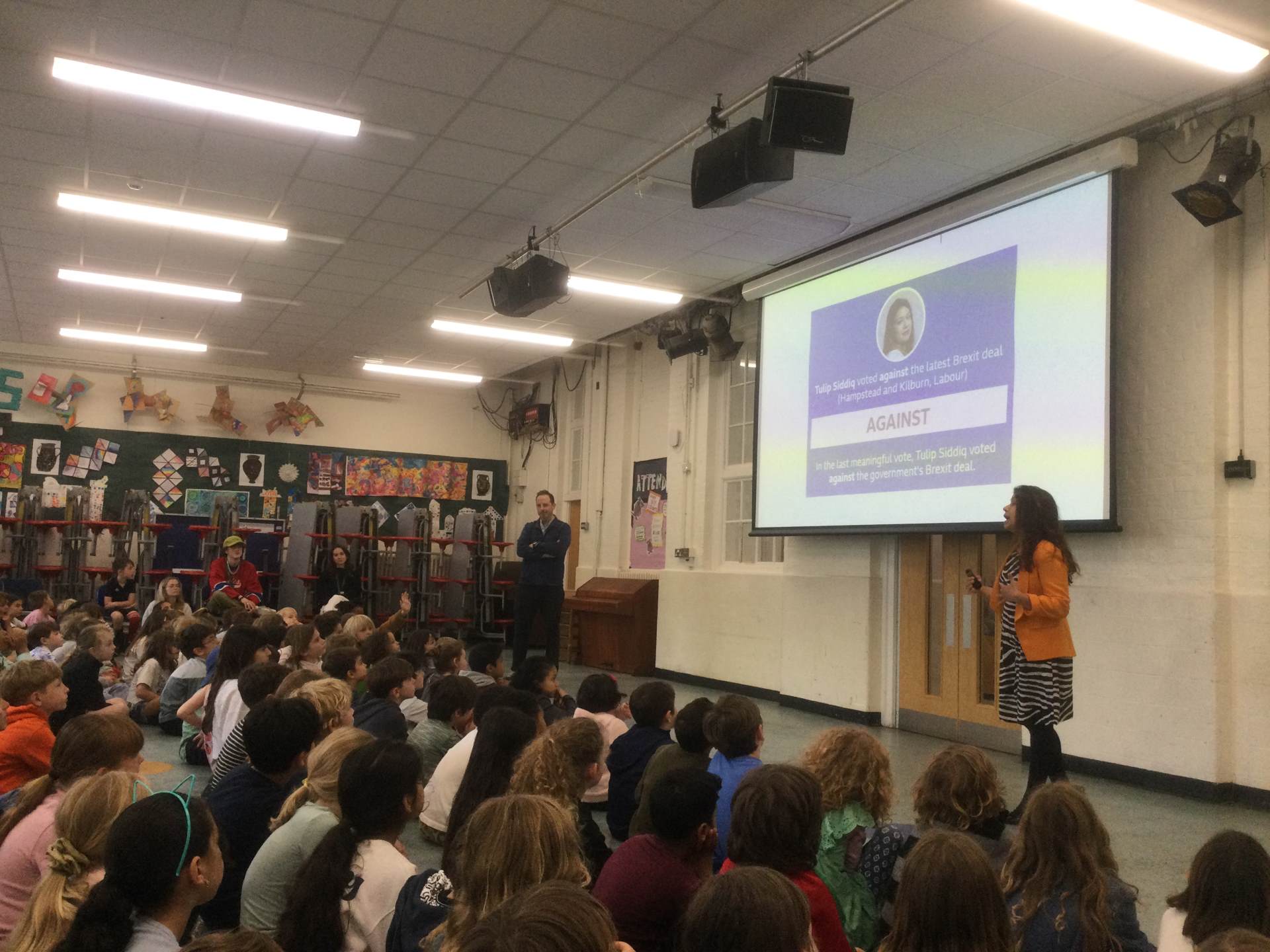 Tulip Siddiq Visit to Brookfield